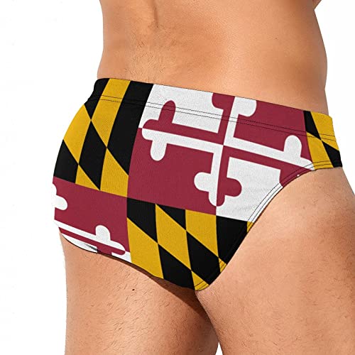 Men's Swimwear Netherlands Flag Briefs Swim Trunk Triangle Thong Bikini Swimsuit2