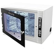 UV Sanitizing Cabinet (12L) Large Capacity - Metal Chemical-Free UVC Cleaner Box with Easy to Use Timer (5-60 Min) for Salon Tools, Manicure Supplies, Baby Bottles, Phones, Cutlery & More