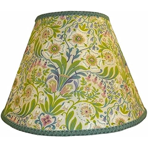Modern William Morris Style Molly Natural/Cream Fabric Lampshade Ideal For Table or Bedside Lamps or Ceiling Light Pendant Cover
