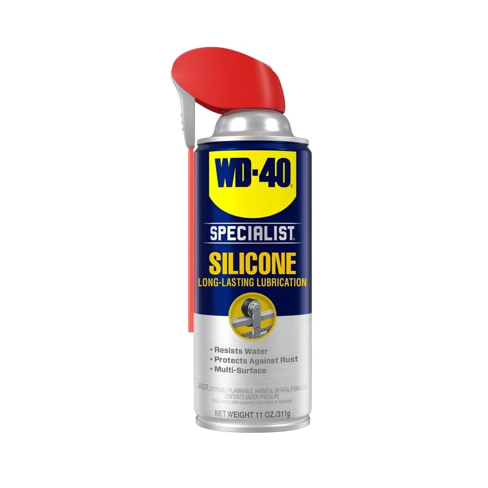 wd-40 specialist silicone lubricant with smart straw sprays 2 ways 11 oz