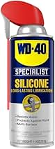 WD-40 Specialist Silicone Lubricant with SMART STRAW SPRAYS 2 WAYS, 11 OZ