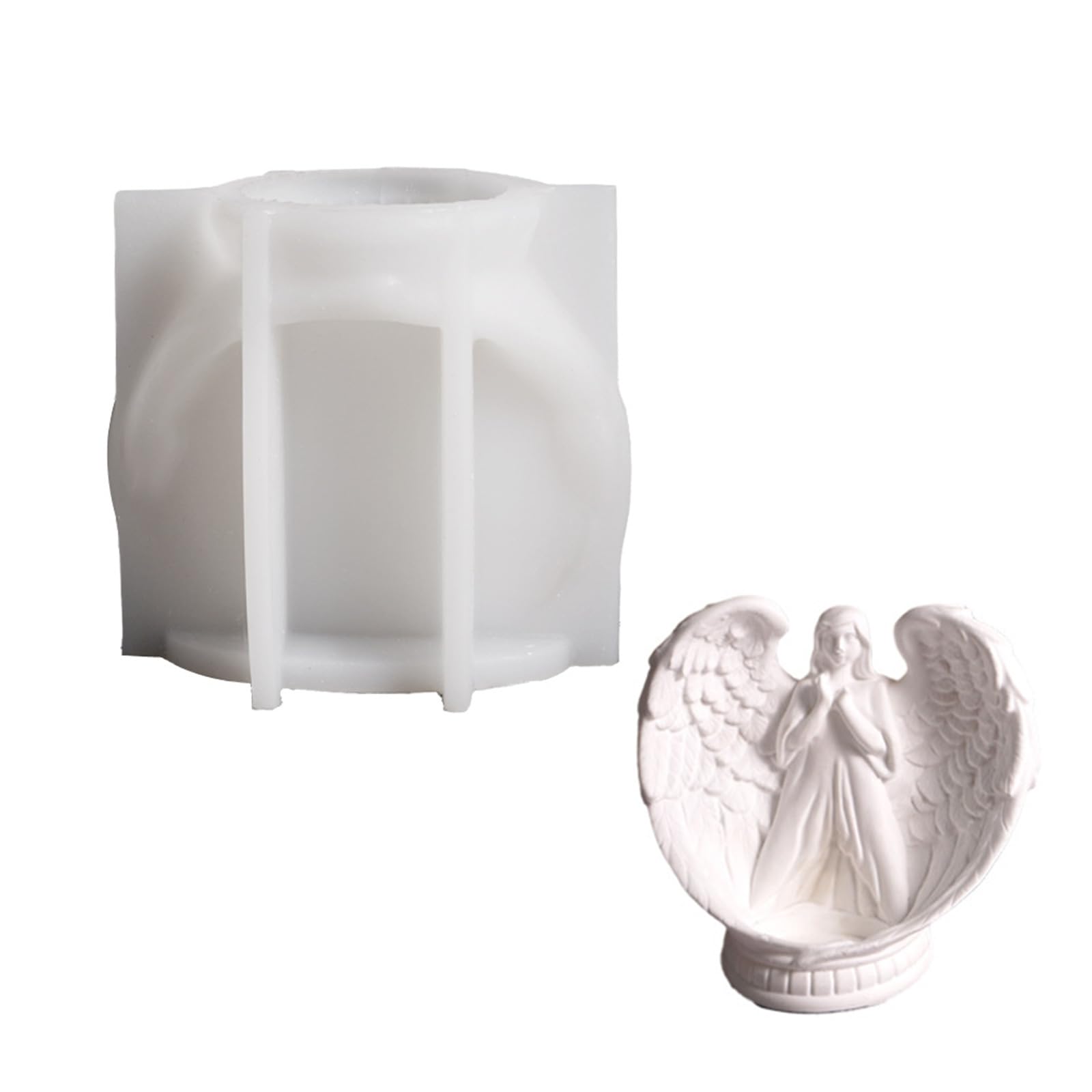 Support de moule en silicone artisanal pour fabrication de socle en résine époxy