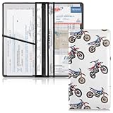 Bolaz Mountain Bike White Car Registration and Insurance Holder Leather Vehicle...