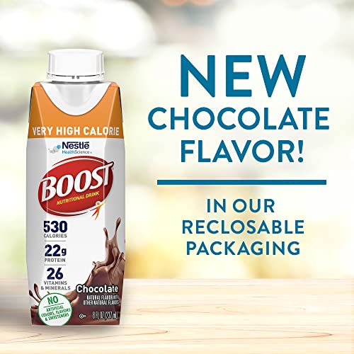 Boost Very High Calorie Nutritional Drink, Chocolate, 8 Fl Oz (Pack Of 24) #TOP1