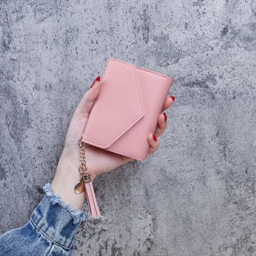 Women's Short Wallet with Multi Card Slots, Slim Design for Daily Use, Shopping, Travel & Everyday Carry, PU Leather Bifold Purse with Coin Pocket, Compact Credit Card Holder for Ladies