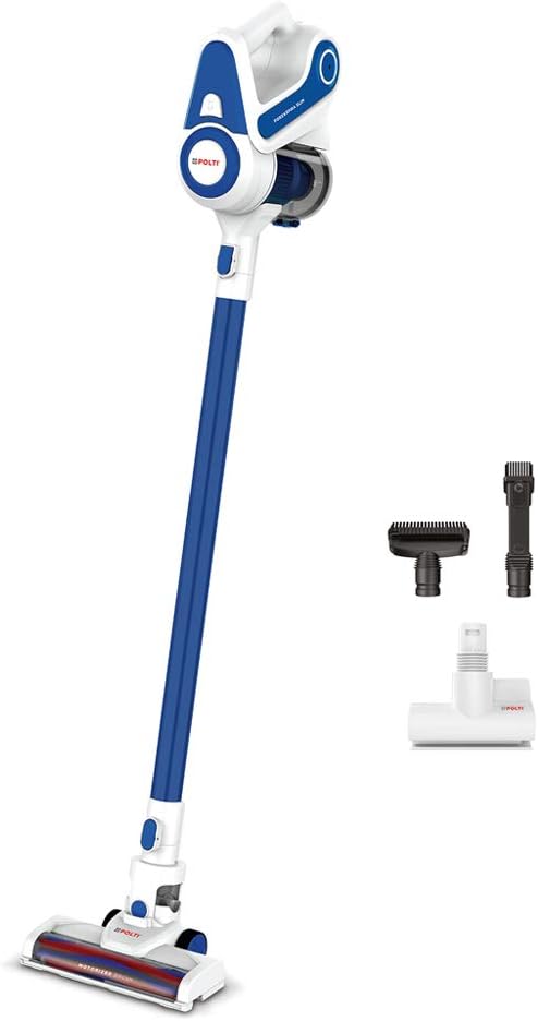 Polti PBEU0118 Forzaspira Slim SR90B+ Escoba eléctrica con batería Recargable, Doble función y Aspirador de Mano, tecnología ciclónica, 40m autonomía, estacionamiento Vertical, 3 Accesorios, Plastic