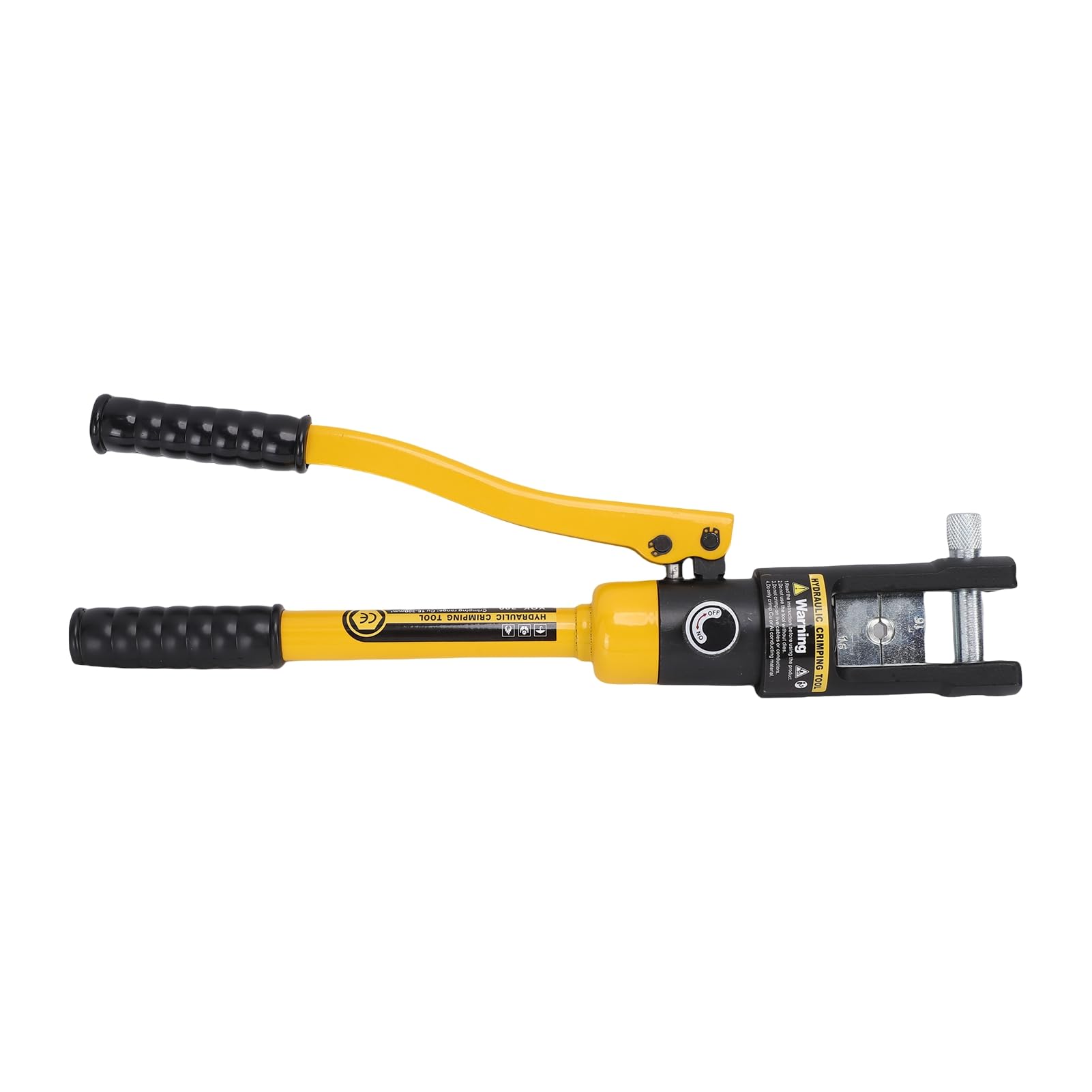 Fafeicy Zaciskarka Hydrauliczna 16T Zaciskarka Hydrauliczna z Końcówkami Hydrauliczna Zaciskarka do Kabli z 11 Parami Matryc do Akumulatorowych Kabli Spawalniczych i Linii Energetycznych