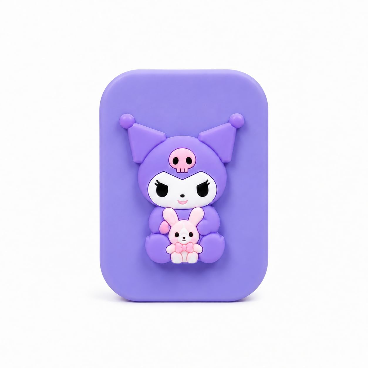Cartoon 2-in-1 Pocket Mirror with Comb – Portable Folding Makeup Built-in Cute Compact Travel Vanity for Women, Girls & Kids Mini Grooming Essential (Purple Doll)-image-20