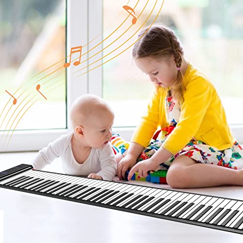 Ziurmut Clavier de Piano Pliable – Piano électronique Pliable 88 Touches | Clavier Pliable de Piano numérique de qualité sonore Unique avec pédale de Sustain, câble USB - Les Beatles, Paul McCartney, John Lennon, RIngo Starr, George Harrison Ziurmut Clavier de Piano Pliable - Piano électronique Pliable 88 Touches | Clavier Pliable de Piano numérique de qualité sonore Unique avec pédale de Sustain, câble USB – Image 4