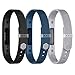 Greeninsync Accessory Band for Flex 2 Fitbit, Replacement for Flex 2 Adjustable Sports Fitness Wristband Strap W/Metal Clasp and Fastener for Flex 2 Smart Watch Small Women Girl(3Pack)