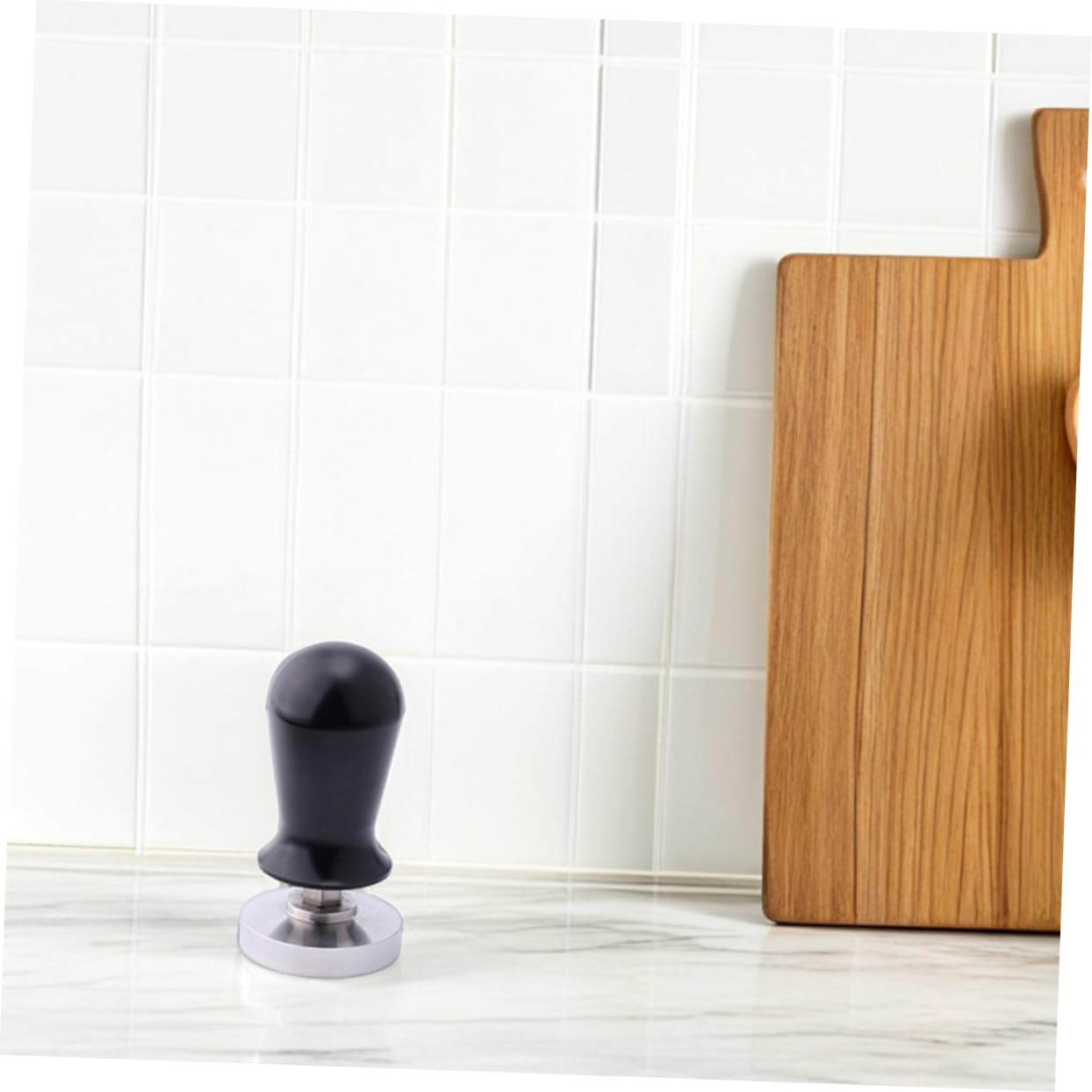 Uonlytech Apisonador Elástico Equilibrado Prensador De Reutilizable Con Mango Ergonómico Herramienta De Prensado De Portátil Hogar Oficina Accesorios Para Espresso
