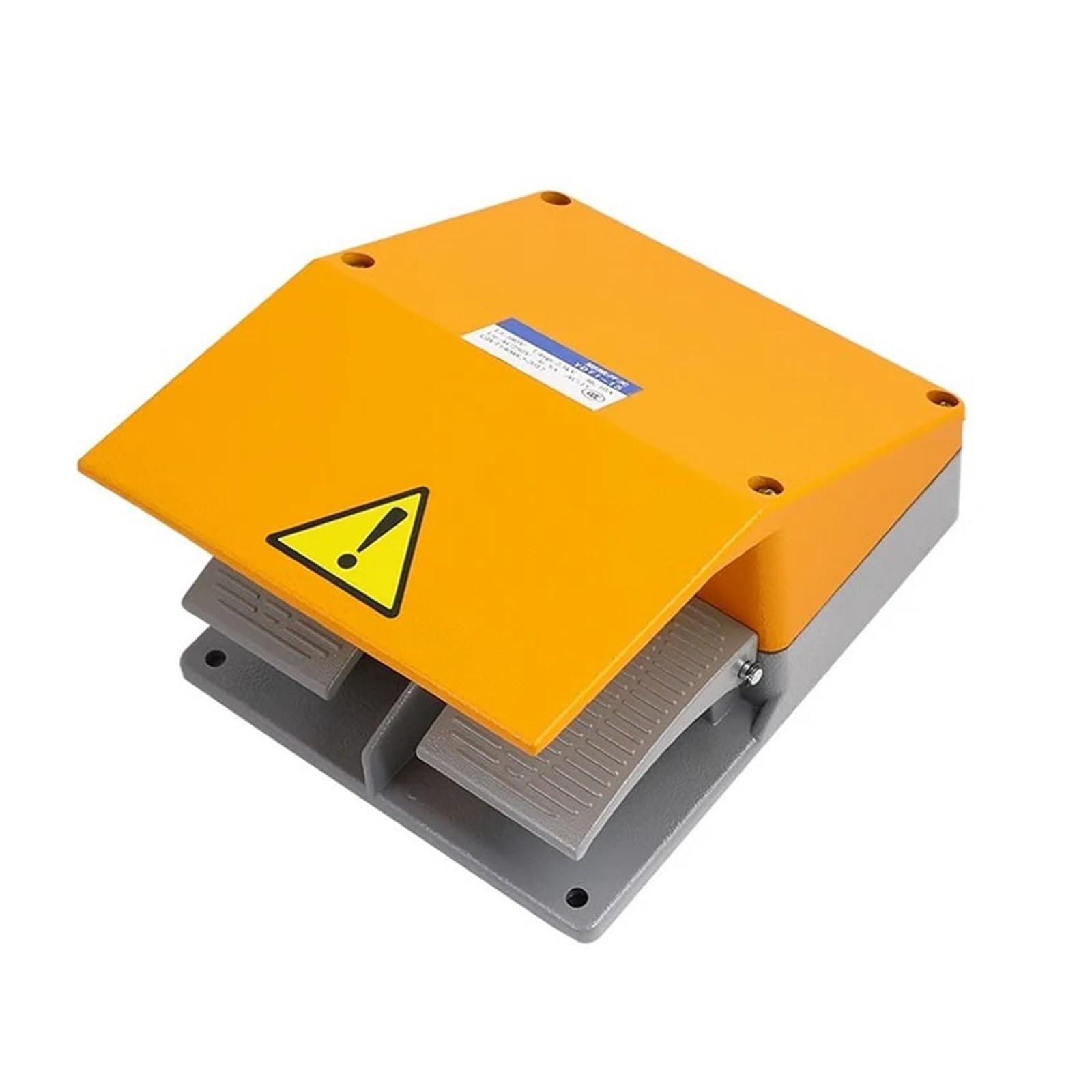 Pedal de interruptor de pie YDT1-15 doble que elimina atascos en maquinaria gris
