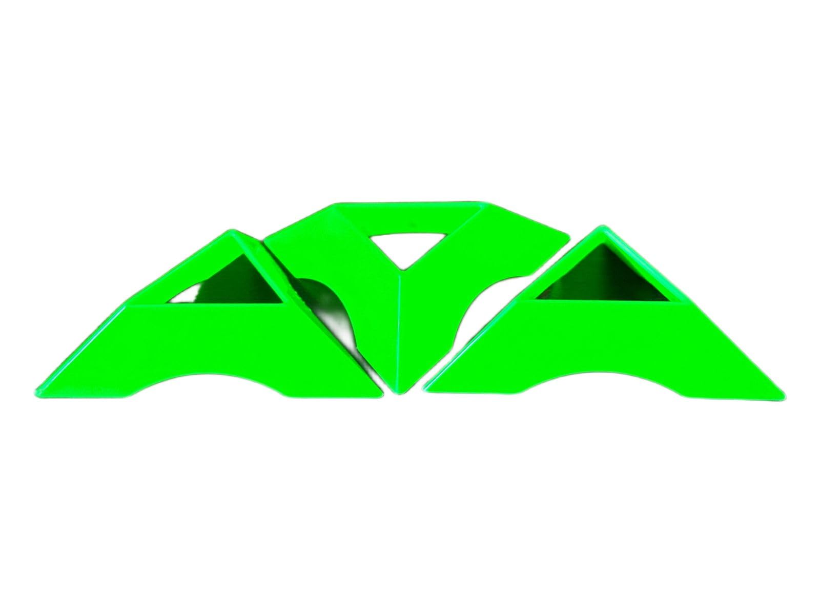 Kid Cube Stand For Speed Cubes Puzzles And Magic Rubix Cubes (Set Of 3 Pieces) (Green)