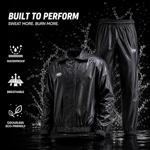 Image of FBT Unisex Sauna Suit (BLACK, XL)