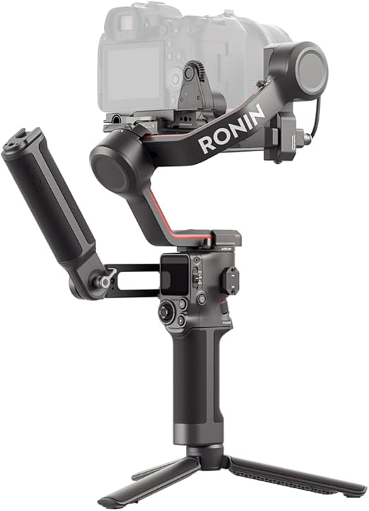 DJI RS 3 Combo, 3-Axis Gimbal Stabilizer for DSLR and Mirrorless Camera for Canon/Sony/Panasonic/Nikon/Fujifilm, 3 kg (6.6 lbs) Payload, Automated Axis Locks, 1.8" OLED Touchscreen (Renewed)