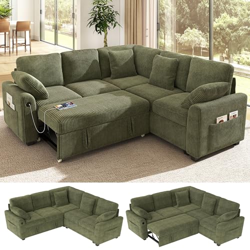 Ihanherry 83in 5-Seat Sectional Sleeper 1