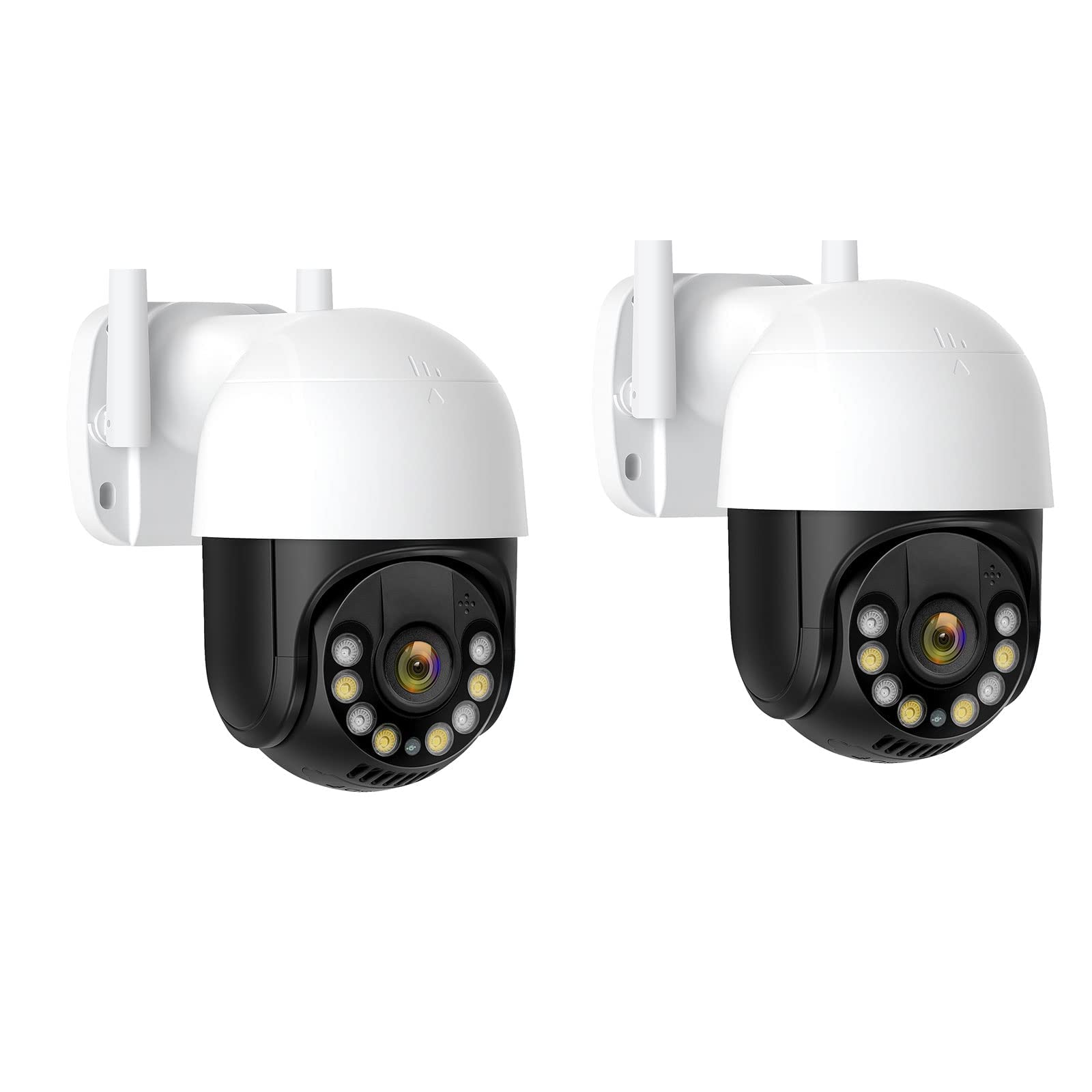 Buy 2K WiFi Security IP Camera with 360° Veiw, 3MP Outdoor Motion