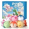 Aofmee Bath Bombs for Kids, 12 Pcs Kids Bath Bombs with Essential Oil, 6 Animal Shapes and Fruity Aroma, Natural Organic Spa Gift Set for Boys Girls, Birthday Christmas Halloween