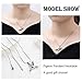 constantlife Hummingbird Cremation Jewelry Keepsake Stainless Steel Human Pet Urn Necklace for Ashes for Women Men Memorial Pendant (Silver)