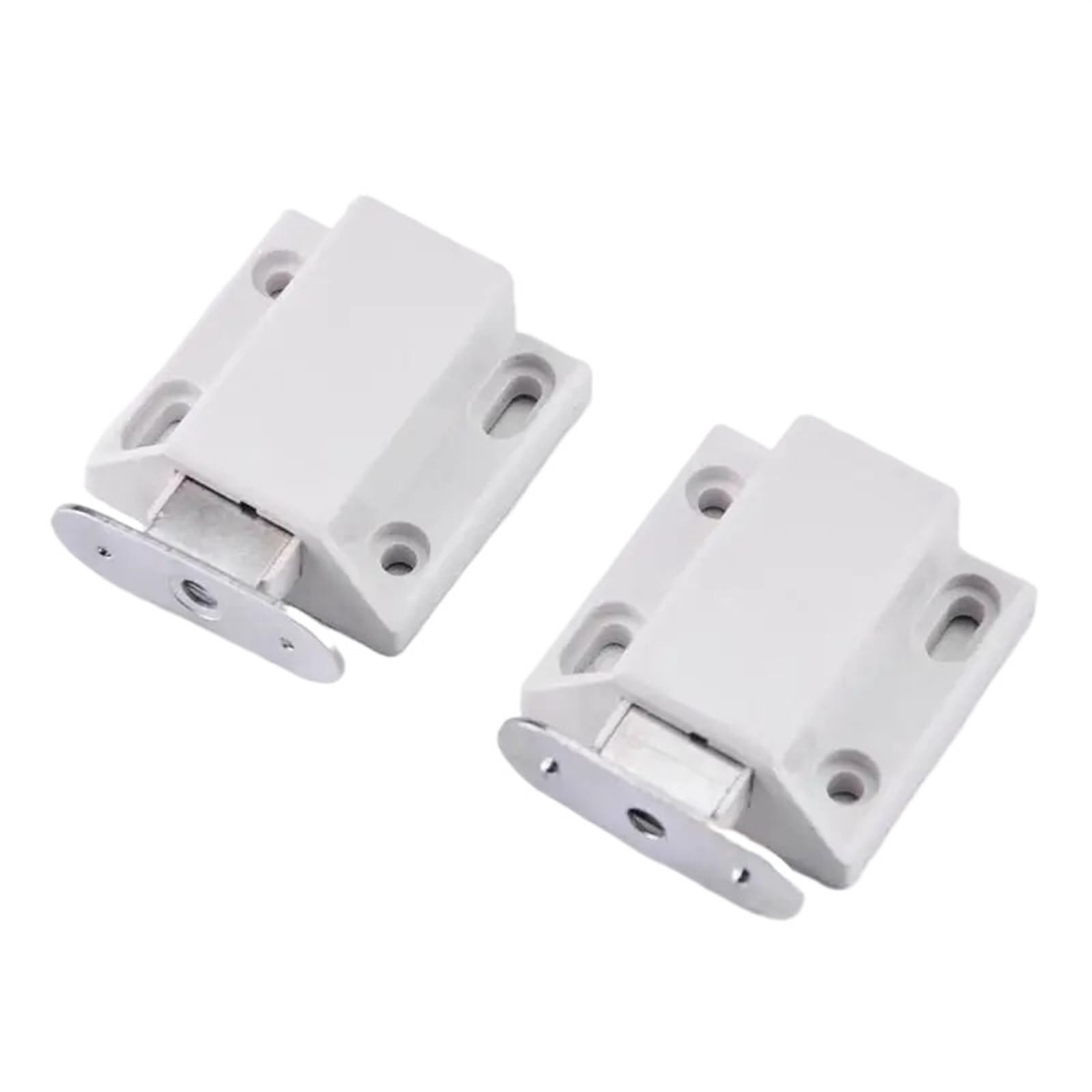 Kjbdqqh One Color Catches 4Pcs Invisibility Push To Open Magnetic Door Drawer Cabinet Catch Touch Latch Cupboard To Cabinet Catch For Door