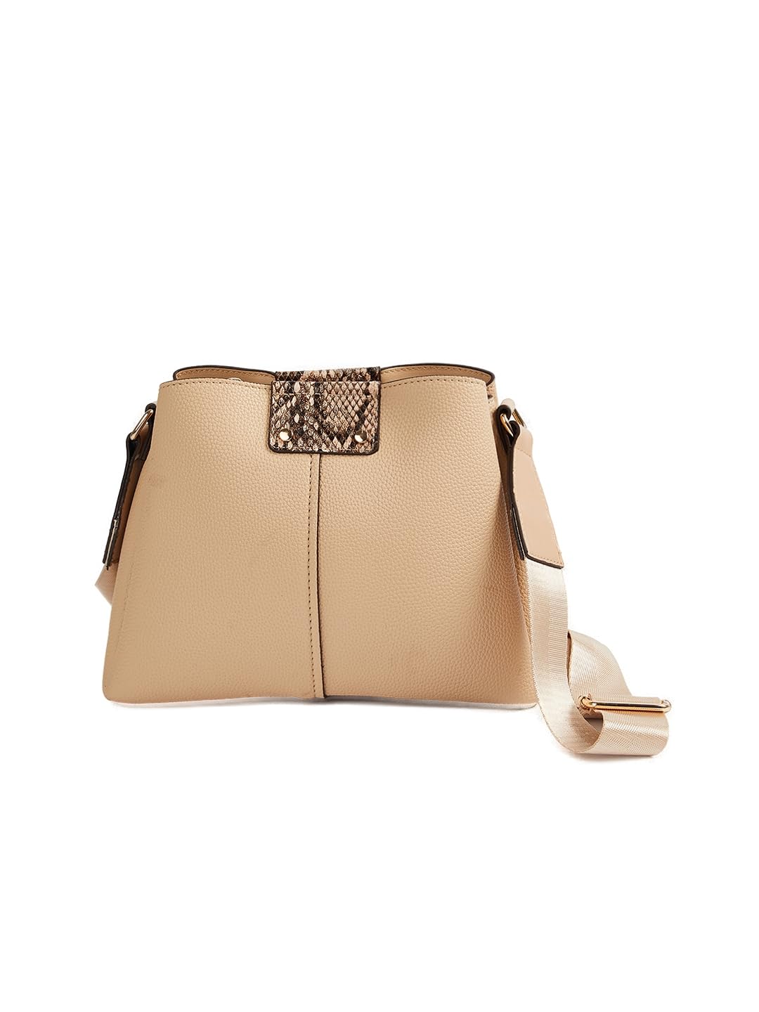 max Women Textured Sling Bag (Beige_FS)-picture-38