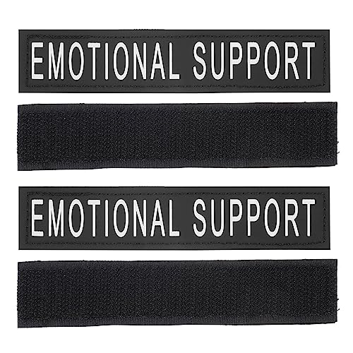 ULTECHNOVO Reflective Pet Chest Strap Patches 2 works Self-Adhesive Removable Dog Harness Stickers for Night Safety and Vest