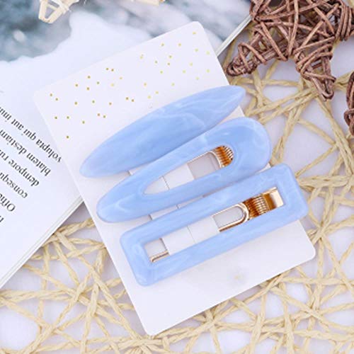 gao Mujeres Clip De Pico De Pato Gota De Agua Horquilla De Metal Chica Accesorios De Oro Cuadrado Damas Moda Herramientas para El Cabello