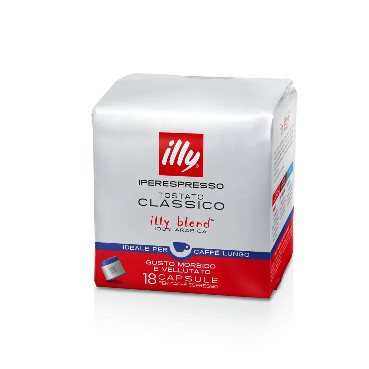 108 Capsule Caffe' Illy Iperespresso Espresso Lungo