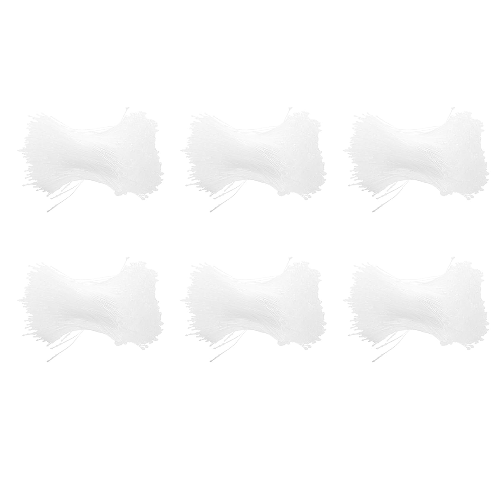 Jnchdghwa White Plastic Snap Lock Pins Security Loop Tag Fasteners 6000Pcs
