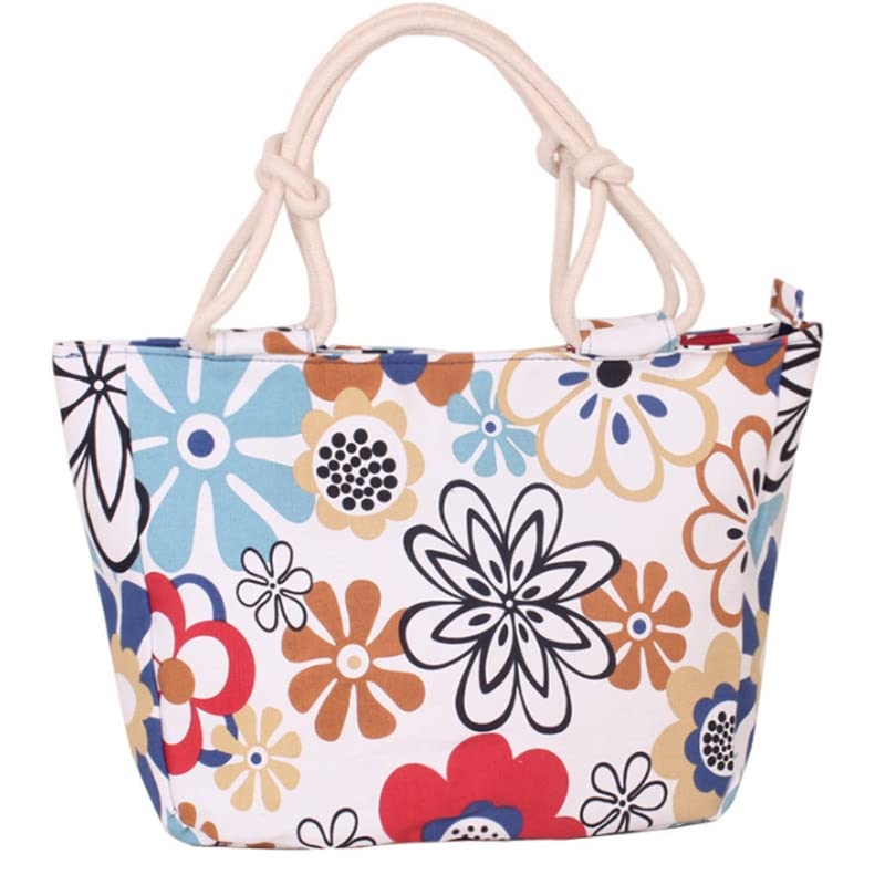 DYLIJU Cabas Mode Summer Women Toile Sac à Main Love Girl Graffiti Sac à bandoulière Femme Casual Plage Shopping Sacs à poignée supérieure Sac Cabas (Color : Sky Blue)