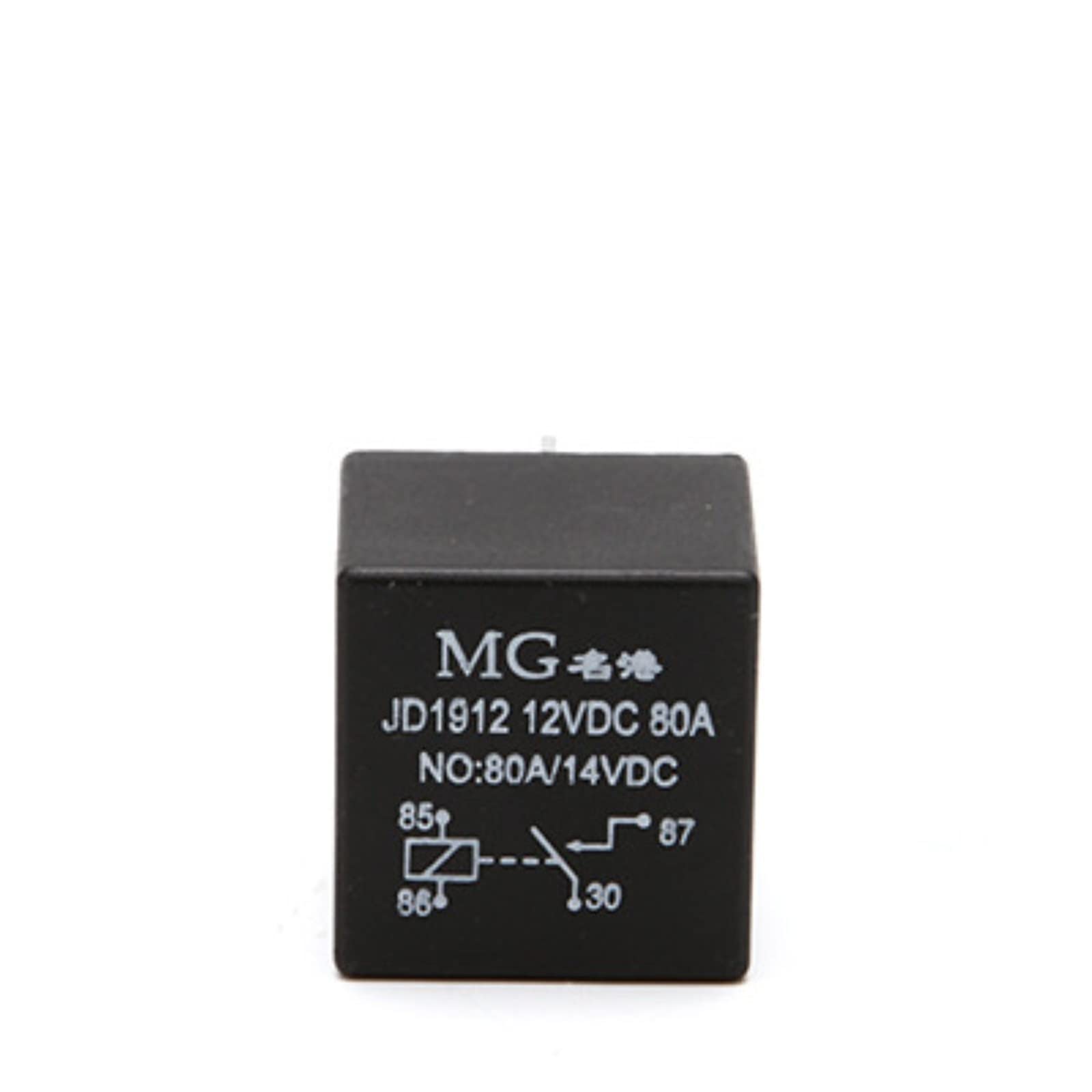 AERBNYEQP 1pcs Car Relay 12V24V80A 4 pin Wide Feet Copper JD1912 Switch