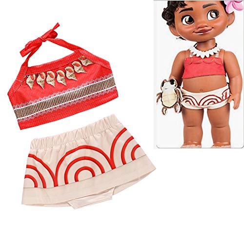 Fishkidtail Baby Moana Costume Baby Girl Costumes Toddler Swimsuit For Baby Toddler Girls Birthday Party 1t 6t Orange Amazon In Fashion