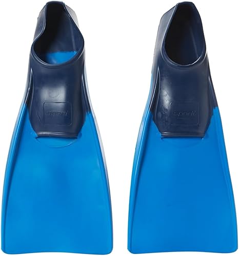 Sporti Aletas de natación para adultos y niños para natación en la piscina, aletas flotantes largas para nadar y esnórquel, aletas de natación para