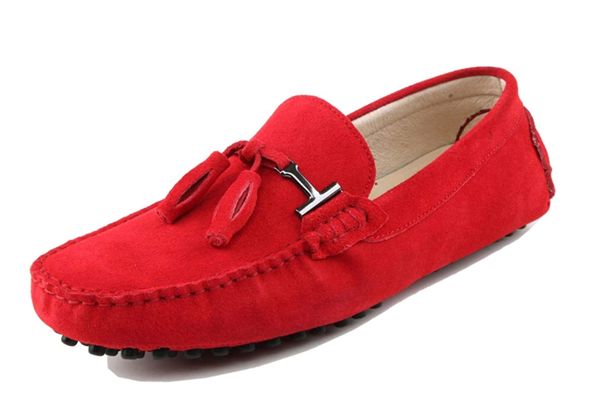 Homme Gland Suede Mocassins D'été Loafers Chaussures YY2080 | MINITOO Homme Gland Suede Mocassins D'été Loafers Chaussures YY2080