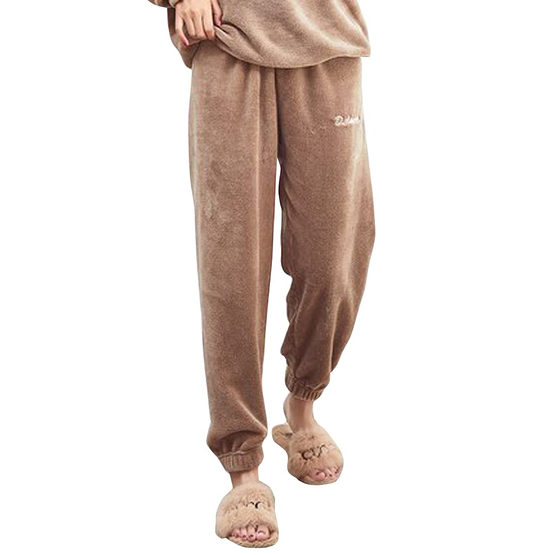 Women's Wool Solid Lounge Pant Pack of 1-image-0