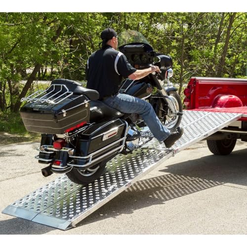 Rampa para motocicleta 8' plegable EZ Rizer 3000 lb miniatura 2