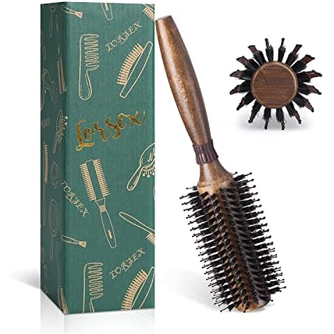 LORSEX Dual-Bristle Round Hair Brush for Styling Cover