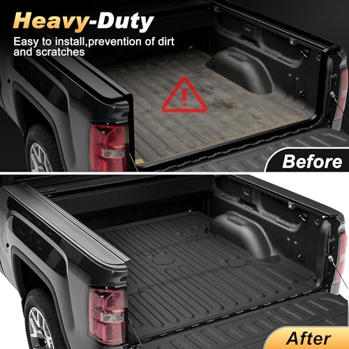 Image of 6.4FT Truck Bed Mat for 2002-2026 Dodge Ram 2500 /3500 & 2002-2018 Ram 1500