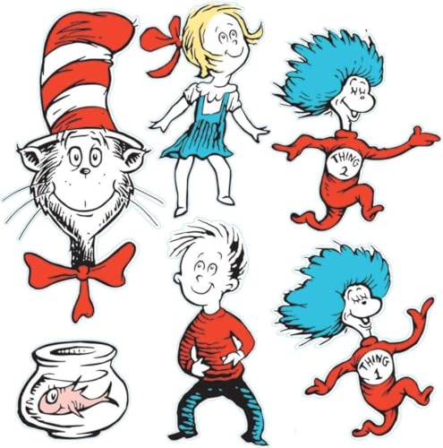 Eureka® Large Dr. Seuss™ Characters 2-Sided Deco Kit