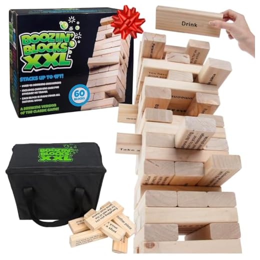 Stack Tower Drinking Game with Commands