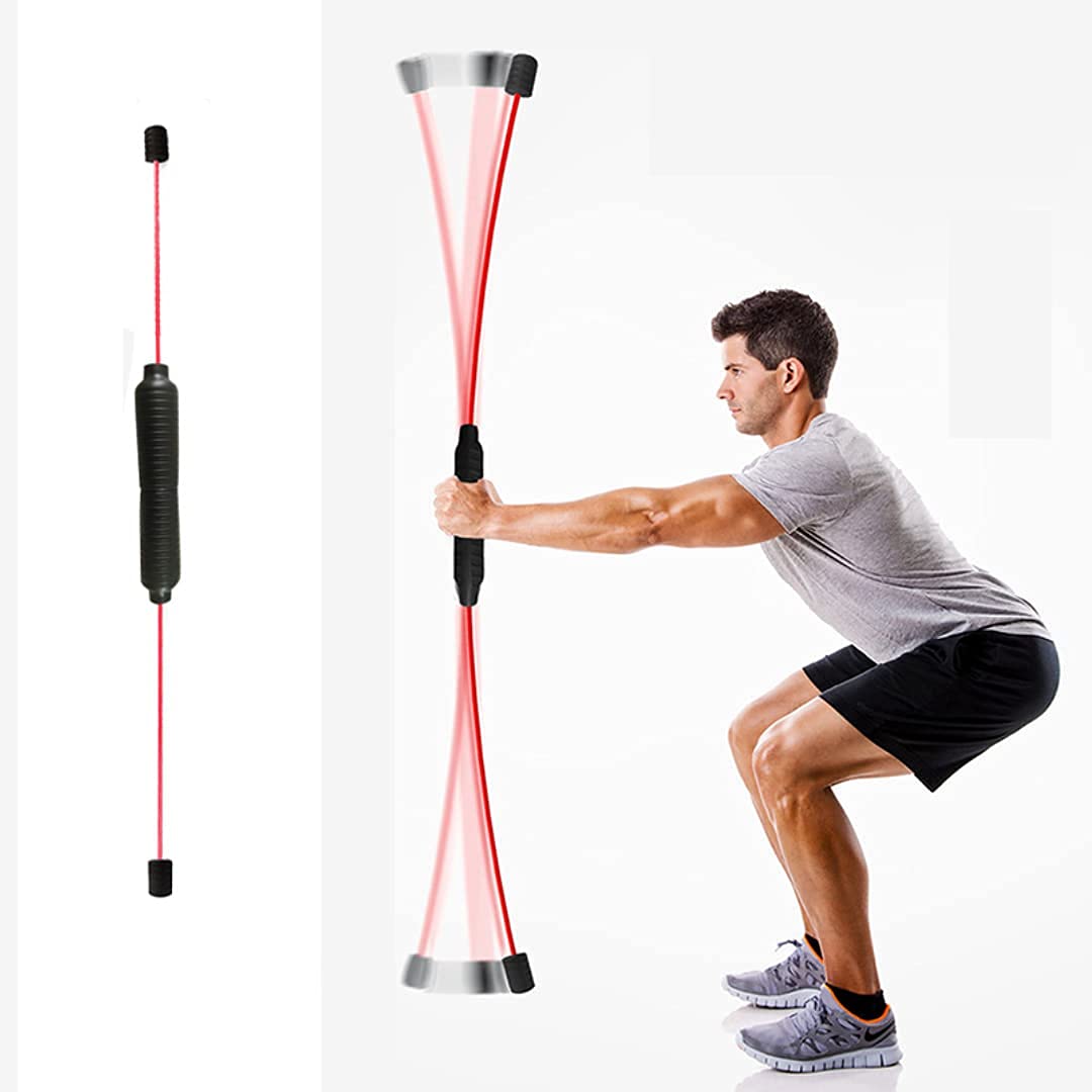 ALENXYA Rod Multifunctional Training Rod,Fitness Elastic Rod Tremor Rod Tremor Rod Fitness Equipment Home Movement