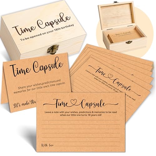 Time Capsule Box 1st Birthday Party Activities, First Birthday Pa...