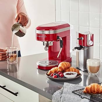 Amazon.com: KitchenAid Metal Semi-Automatic Espresso Machine and