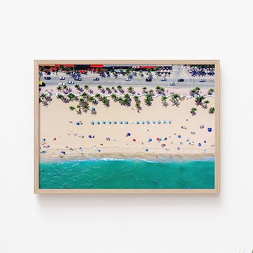 【ビーチ 写真 アートパネル】【オシャレ かっこいい 西海岸 カリフォルニア ポスター】【海の絵 アートパネル】マイアミ miami ハワイ 沖縄 海 夏 風景 景色 絵 インテリアポスター インテリアフォト アートポスター アートプリント ウォールパネル