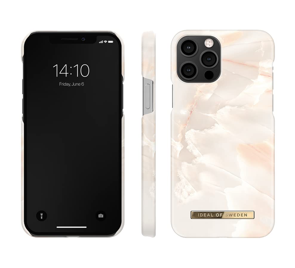 IDEAL OF SWEDEN iPhone 12/12 PRO Fashion Case, Rose Pearl Marble