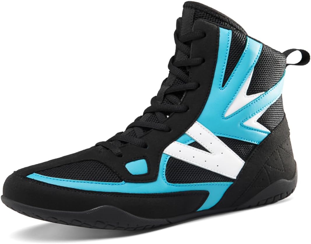Women Men Wrestling Sneakers, Teenagers Unisex Boxing Shoes Lightweight Breathable Bodybuilding Athletic Fitness Shoes Big Size