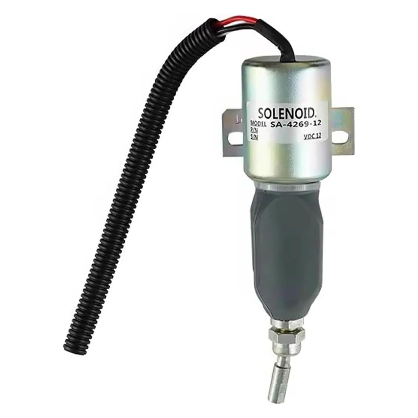 Solenoid Valve for Kubota Excavator KX161-2 KX101 Fuel Shutoff Solenoid Valve Fuel Stop Solenoid