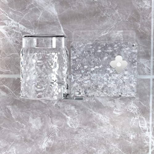 ���u���V�X�^���h �Ǌ|�� ���u���V�z���_�[ �������� ���u���V���[���b�N �������t���[ �g�C�� �������R�b�v�X�^���h ���u���V���� �X�͖͗l ���u���V���b�N �o�X���[�����b�N ���� ���ʏ� (18*8*10.5cm, ������)