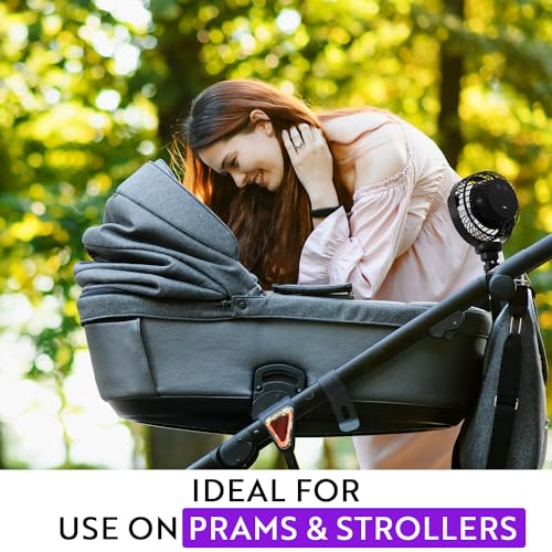 Bubblebum Portable Fan, Rechargeable Travel Fan, Clip On Baby Stroller Fan For Bed thumb #5