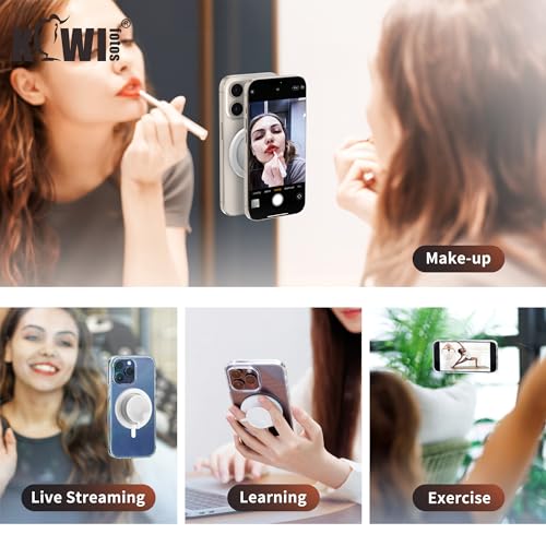 Silicone Suction Phone Case Magnetic Mount for iPhone 16 15 14 13 12 Mag Safe Case & All Phones - Image 3